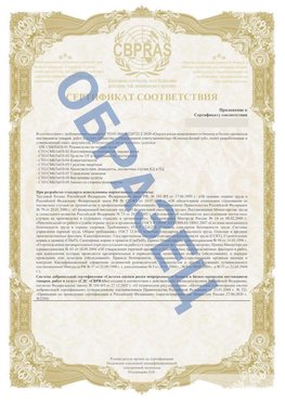 Образец Приложение к СТО 01.064.00220722.2-2020 Кумертау Сертификат СТО 01.064.00220722.2-2020 